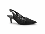 ⁦Lace Slingback High Heels⁩ - الصورة ⁦8⁩