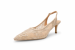 ⁦Lace Slingback High Heels⁩ - الصورة ⁦6⁩