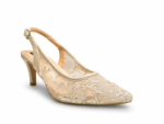 ⁦Lace Slingback High Heels⁩ - الصورة ⁦4⁩