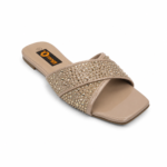 Embellished Glam Flat Sandal