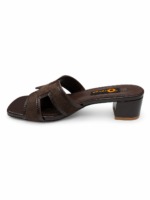 ⁦Elegant Block Heel Slide Sandal⁩ - الصورة ⁦5⁩