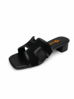 ⁦Elegant Block Heel Slide Sandal⁩ - الصورة ⁦8⁩