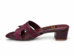 ⁦Elegant Block Heel Slide Sandal⁩ - الصورة ⁦3⁩