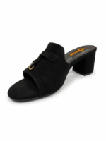 Luxe Bow Detail Block Heel Sandal - Image 9