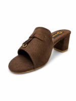 Luxe Bow Detail Block Heel Sandal - Image 5