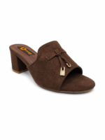 Luxe Bow Detail Block Heel Sandal - Image 6