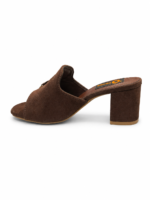 Luxe Bow Detail Block Heel Sandal - Image 4