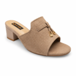Luxe Bow Detail Block Heel Sandal