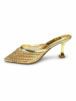 ⁦Crystal Embellished Stiletto Mule⁩ - الصورة ⁦3⁩