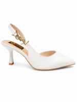 ⁦Pointed Toe Slingback Heels⁩ - الصورة ⁦2⁩