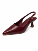 ⁦Pointed Toe Slingback Heels⁩ - الصورة ⁦4⁩