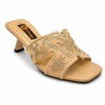 Embroidered High Heel Sandals