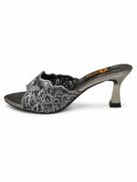 ⁦Lace Detail High Heel Mules⁩ - الصورة ⁦5⁩