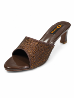 ⁦Sparkle Strap High Heel Mules⁩ - الصورة ⁦7⁩