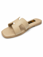 Simple Flat Slide Sandals - Image 3