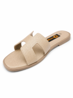 Simple Flat Slide Sandals - Image 4