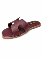 Simple Flat Slide Sandals - Image 11