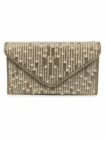 Pearl Beaded Envelope Clutch - Image 4