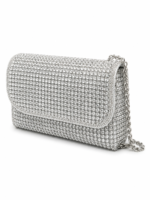 Elegant Beaded Chain Clutch - Image 2