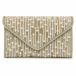 Beaded Envelope Clutch