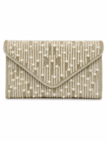 Beaded Envelope Clutch
