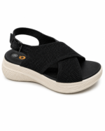 Cross-Strap Wedge Sandals - Image 4
