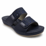 Embellished Double-Strap Comfort Sandals